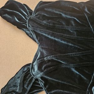 Green mini Cider dress